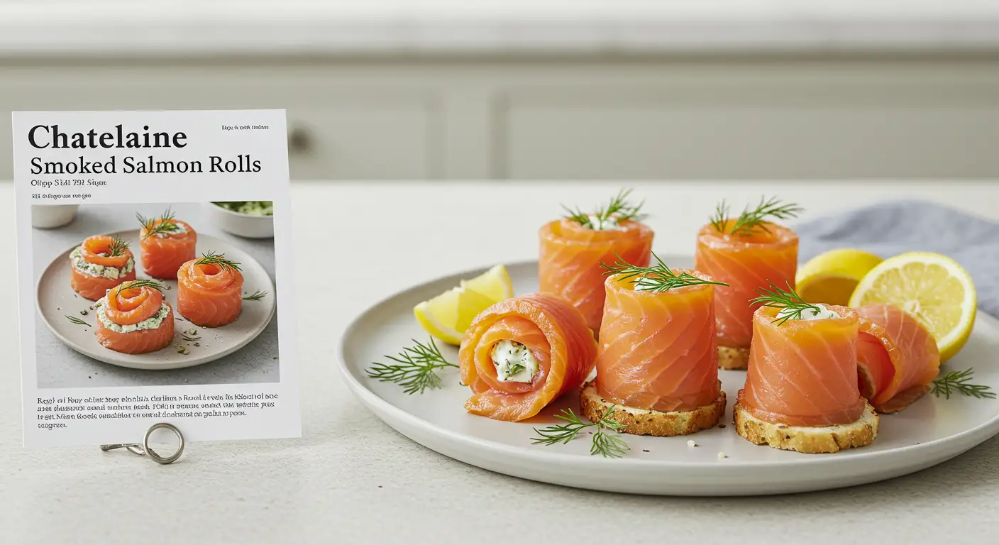 How To Make Easy Chatelaine Smoked Salmon Rolls Recipe